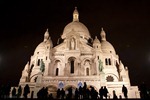 Sacre Ceour Cathedral at night